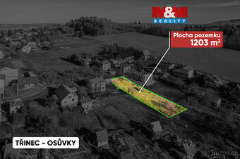 Prodej pozemku k bydlení, 1203 m², Třinec