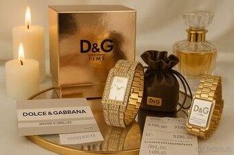 Málo použité luxusní hodinky–originál Značky Dolce&Gabbana