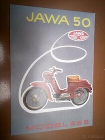 JAWA  50 model 555-prospekt- MOTOKOV