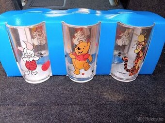 Retro skleničky Disney