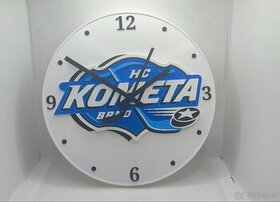 Prodám nové hodiny HC Kometa Brno - čísla.