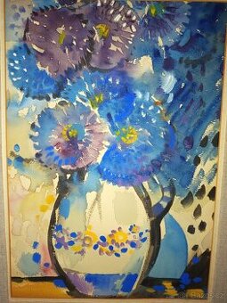 prodám obraz akvarel