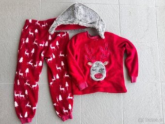 zimní pyžamo vel. 128, zn. Matalan