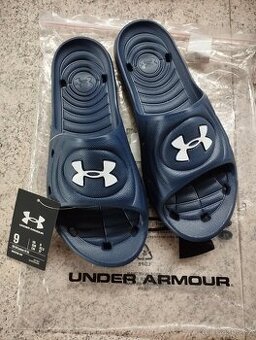 Under Armour pantofle modré vel. 42.5