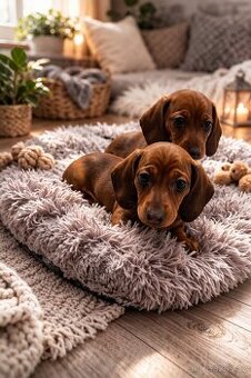 Trpaslíci krátkosrstý jezevčík