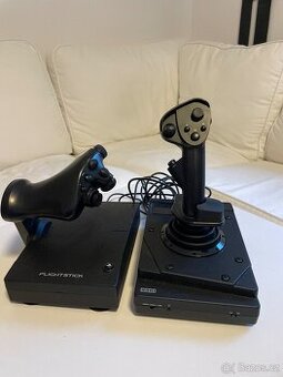 Hori HOTAS ovladače na letecký simulátor