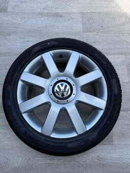 R17 ORIG.LETNÍ KOLA VW GOLF TOURAN CADDY PNEU 100%