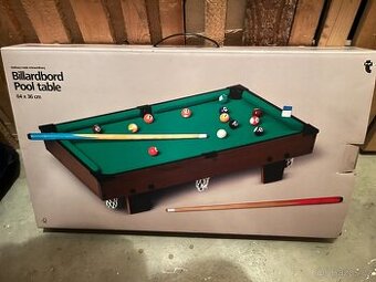 Mini kulečník pool s příslušenstvím 64 x 36cm