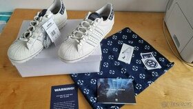 Adidas x FOOTSHOP Superstar Blueprinting US 10,5