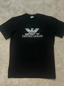 Nové nepoužité pán. tričko černé Armani vel. XXL. Zasl 30Kč