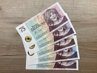 Bankovky Hana Zagorová - kompletní sada NÍZKÉ ČÍSLO 0095