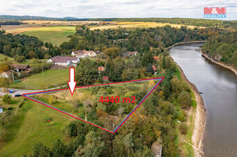 Pozemek k výstavbě srubu, 4440 m², Albrechtice nad Vltavou