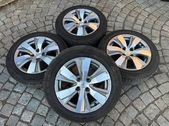 Alu kola peugeot 4x108 r16 letni pneu 195/60 r16 nexen