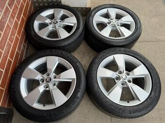 Alu 17" 5x112, škoda " EREBUS " letní 75% , YETI, Scout