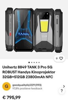 TANK 3 PRO. NOVÝ BEZ KRABICE