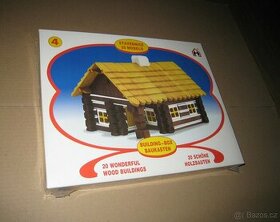 Dřevěná chaloupka 20 modelů - stavebnice