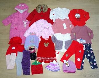 Oblečení na holčičku 6-9m - podzim-zima