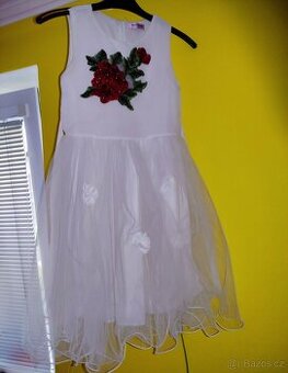 Šaty - vel.138-134, Vánoce,besídky, vystoupení