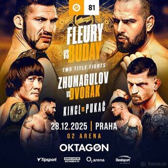 Oktagon o2 arena, klubove patro, VIP 28.12.2025