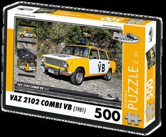 Puzzle fungl nové- VAZ 2102.Combi VB 1981.500 dílků.