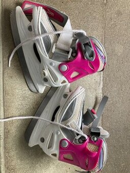 Dívčí zimní brusle, rostoucí, vel. 27-30