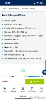 Běžecký pá motorový