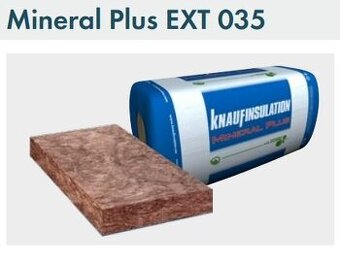 Minerální vata KNAUF MINERAL Plus 035 - 120mm+80mm