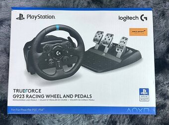 Logitech G923 TrueForce + pedaly - PS4/PS5/PS - top stav