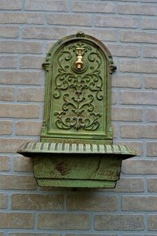 Litinová výlevka - umyvadlo 64 cm - zelené - 1