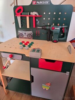 Dětský dřevěný ponk Parkside Lidl