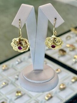 Zlaté náušnice 3,12g