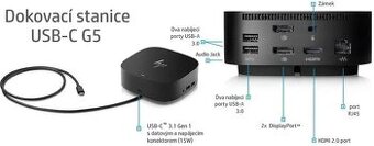SLEVA Dokovací stanice HP USB-C G5