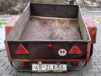 Privesny vozik za auto nebo ctyrkolku vlastni vyroby