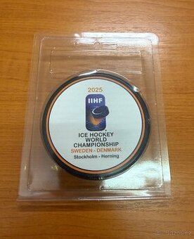 Originál Puk Gufex - IIHF WM MS 2025 - Logo