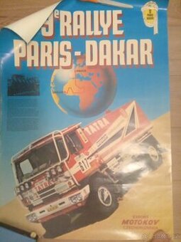 Plakát Paříž - Dakar