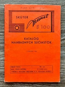 Katalog náhradních dílů - Manet S 100 ( 1959 )