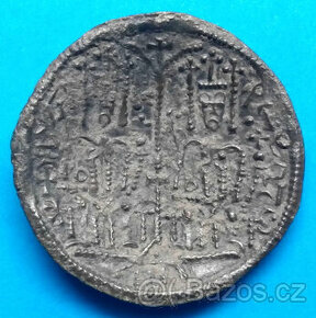 starožitná mince Béla III. Byzanc