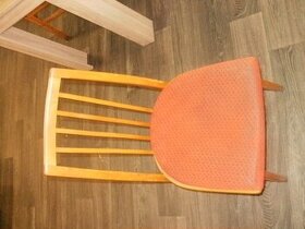 Retro židle  TON s polstrováním
