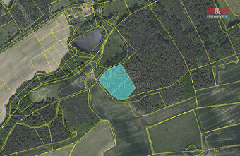 Prodej lesa a travního porostu 8354 m², Neveklov