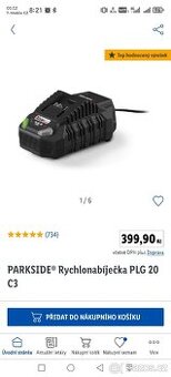 Nabíječka parkside PLG 20 C3