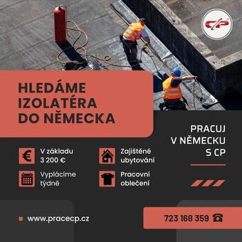 Práce v Německu s týdenní výplatou - svářeč plochých střech