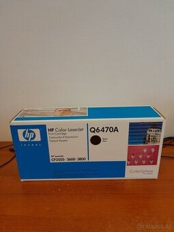 Originální toner HP Q6470A black