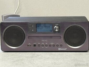 Internetové radio / cd / usb /dax / aux / bluetooh PEAQ