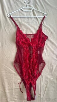 Dámský sexy body s otevřených spodkem vel. XL - 1