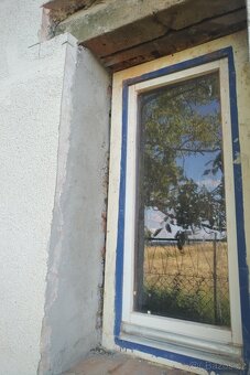 Dřevěná eurookna s rámem a dvojsklem