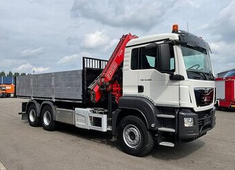 MAN TGS 33.460 6x4 - sklápěč s hydraulickou rukou FASSI
