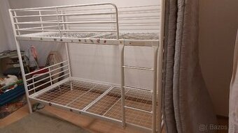 Dvoupatrová postel IKEA bílá