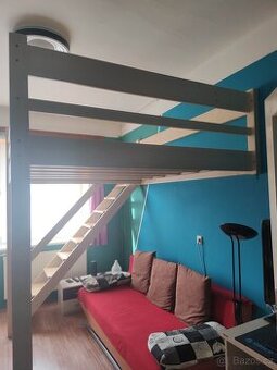 Luxusní patrová postel (masiv)