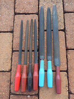 Pilníky na kov - různé druhy