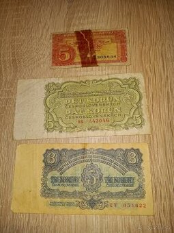 Staré bankovky čsr/čssr